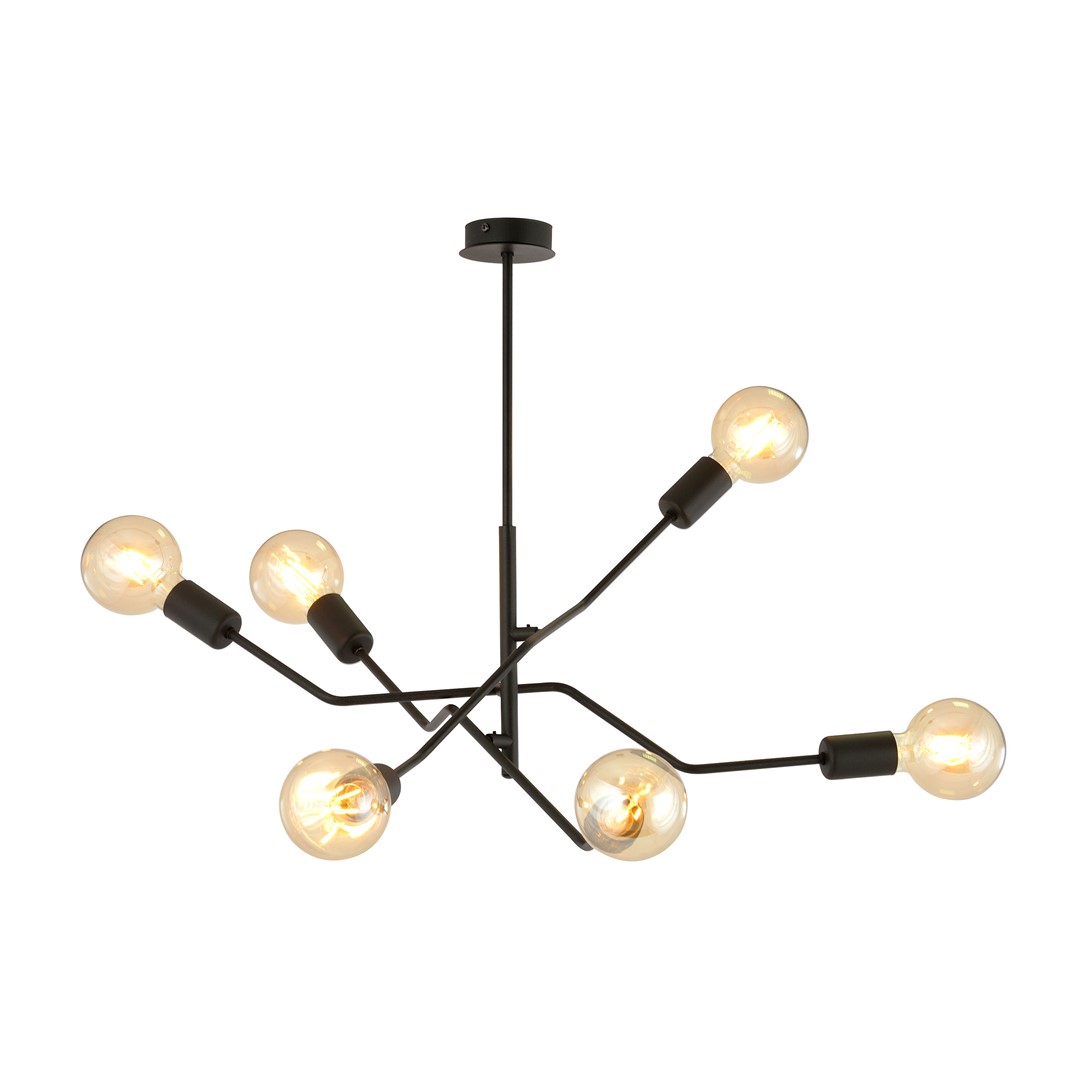 Frix Ø66 Noir suspension De Emibig Lighting - La couleur noire classique et &eacute;l&eacute;gante offre de nombreuses possibilit&eacute;s de d&eacute;coration int&eacute;rieure et s'int&egrave;gre parfaitement dans les environnements modernes et traditionnels.