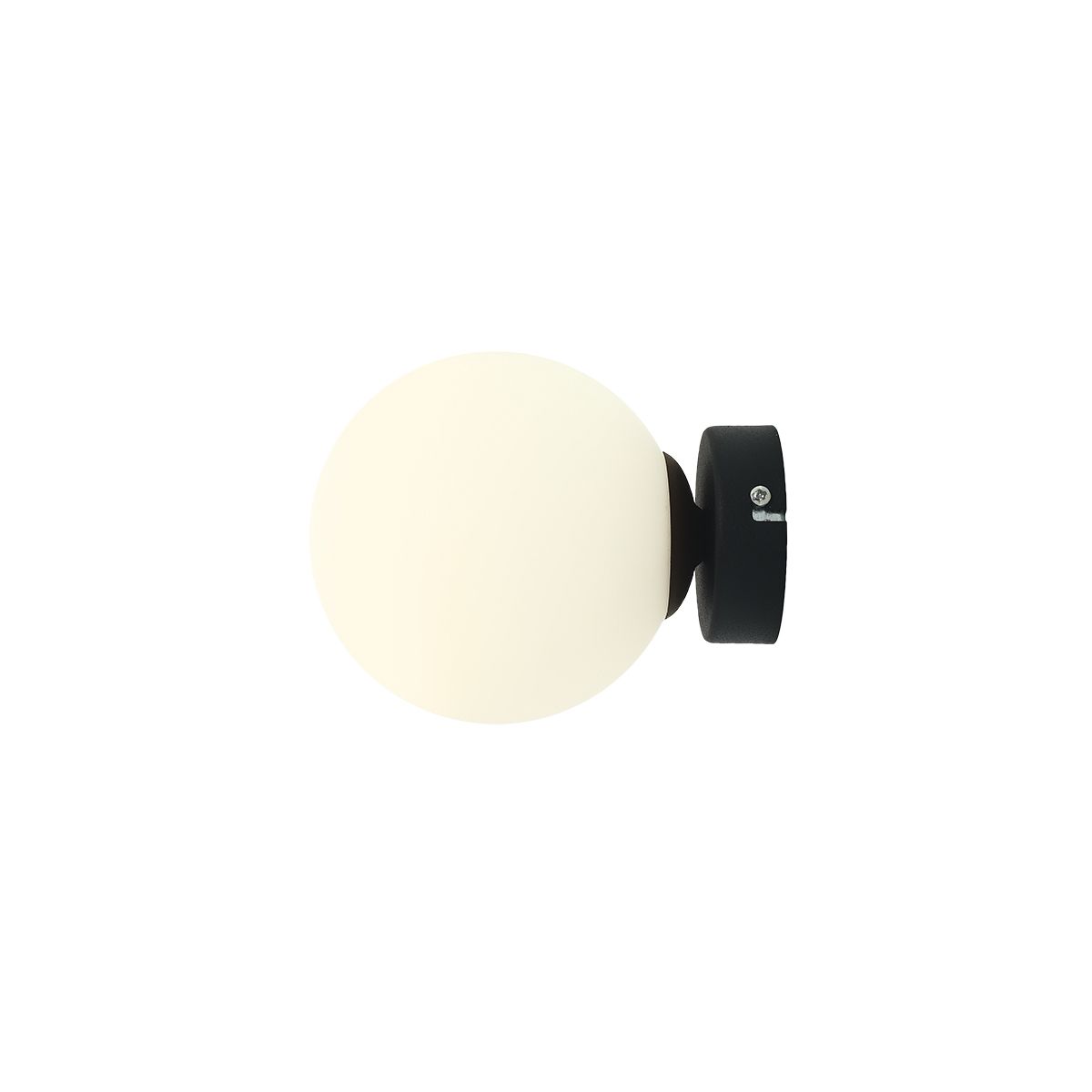 Ball Ø15 Noir applique murale De Artera - Avec sa forme sphérique simple et élégante, il fournit une lumière douce et atmosphérique qui crée une atmosphère chaleureuse et accueillante dans n'importe quelle pièce.