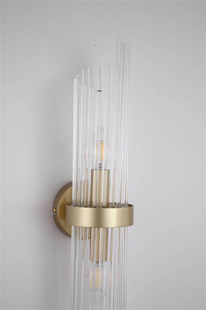 Lara 56cm Or applique murale De Searchlight - L'applique murale Lara est un &eacute;l&eacute;ment de d&eacute;coration &eacute;l&eacute;gant et exclusif qui apporte une touche de luxe &agrave; votre int&eacute;rieur.