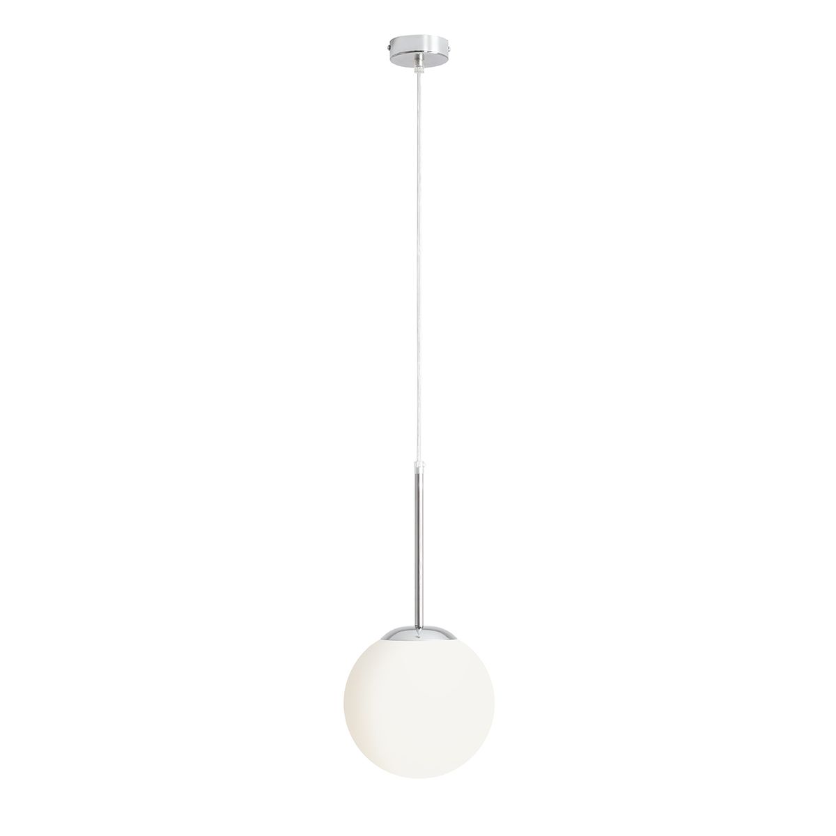 Bosso Ø20 Chrome suspension De Artera - La lampe émet une lumière douce et agréable et est donc idéale pour être placée au-dessus de la table à manger, dans le couloir ou le salon.