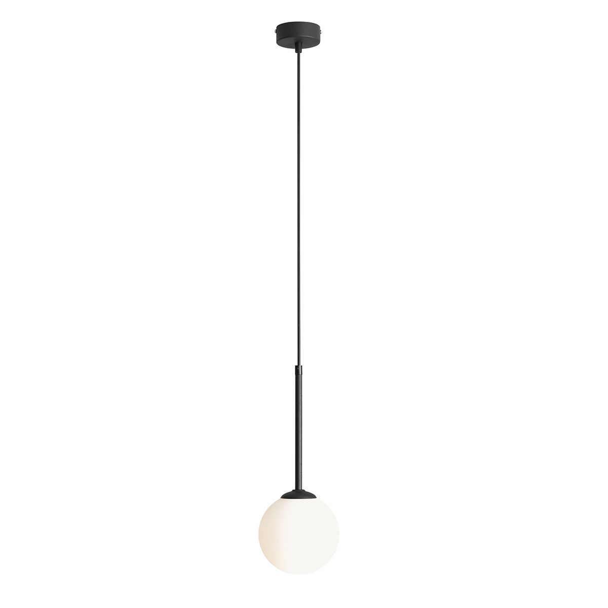 Bosso Ø14 Noir suspension De Artera - La lampe émet une lumière douce et agréable et est donc idéale pour être placée au-dessus de la table à manger, dans le couloir ou le salon.
