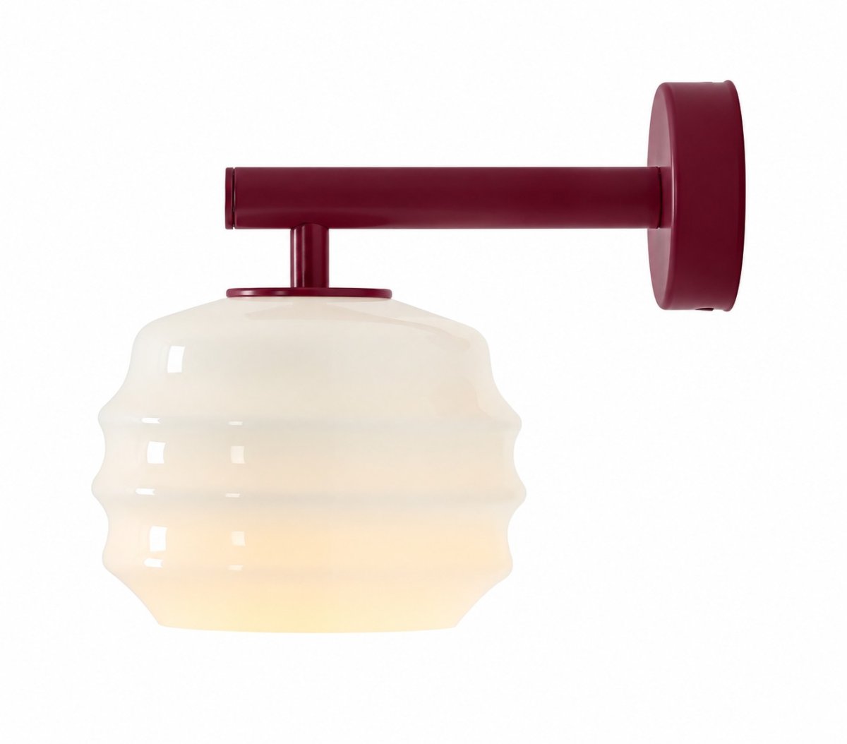 Puff 23cm Bourgogne applique murale De Artera - Puff offre une lumière douce et agréable, idéale pour créer une ambiance cosy.