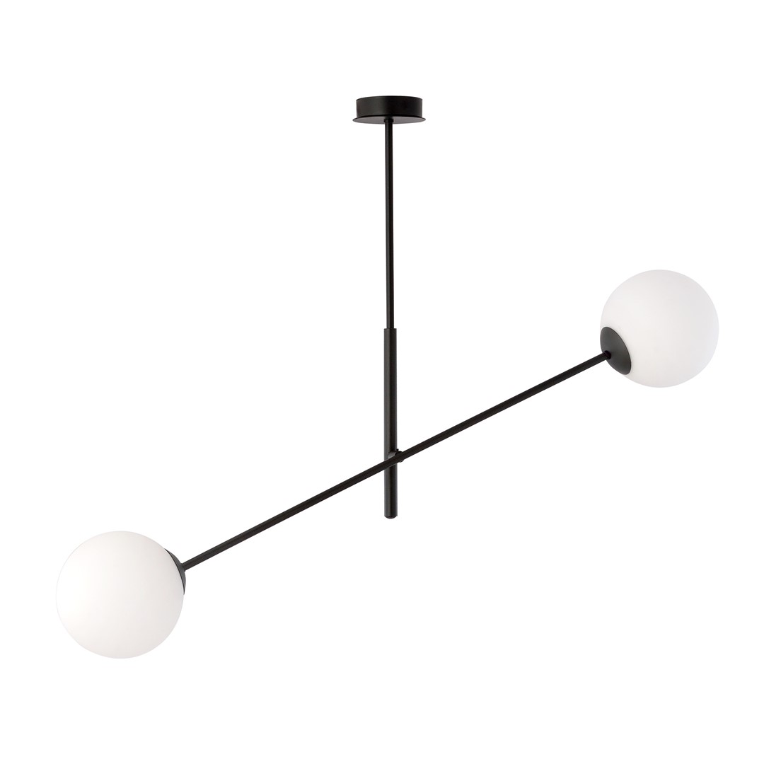 Linear 102cm Blanc suspension De Emibig Lighting - Linear est une s&eacute;rie de plafonniers modernes &agrave; succ&egrave;s qui s'int&egrave;gre parfaitement dans les int&eacute;rieurs modernistes et plus traditionnels.