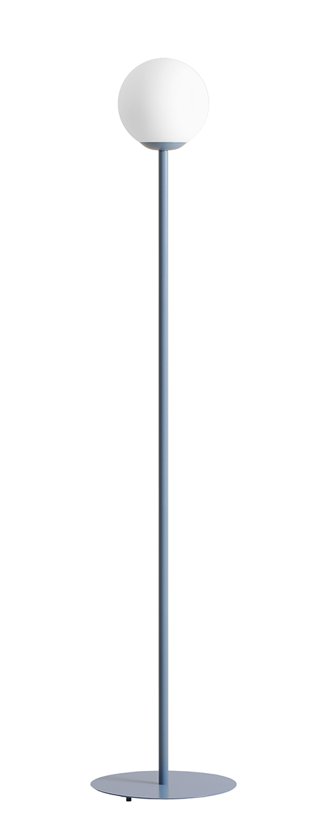 Pinne Bleu lampadaire De Artera - Le ton donne un look moderne et est parfait comme détail décoratif dans le salon, la chambre et sur la terrasse.