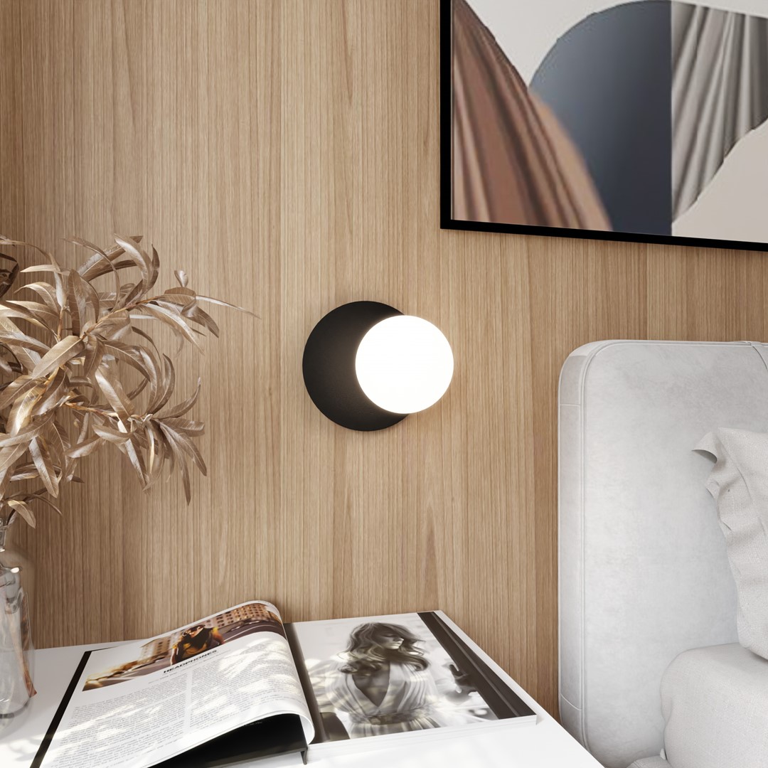 Oslo Ø20 Blanc applique murale De Emibig Lighting - Sa force r&eacute;side dans sa forme extr&ecirc;mement durable, son expression m&eacute;tallique froide, ses surfaces lisses et sa palette de couleurs uniforme &ndash; une combinaison qui pla&icirc;t &agrave; ceux qui appr&eacute;cient l'ordre, la simplicit&eacute; et les formes harmonieuses.