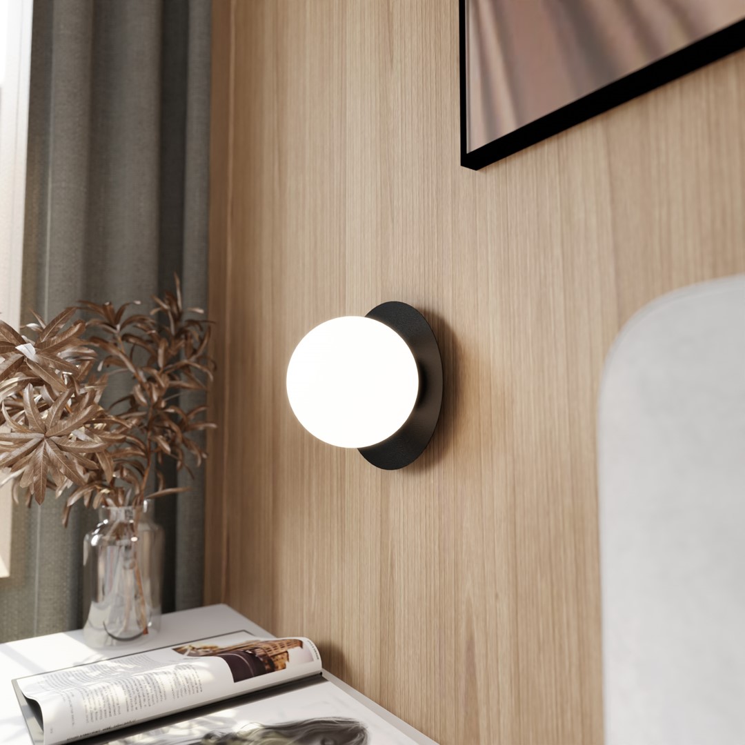 Oslo Ø20 Blanc applique murale De Emibig Lighting - Sa force r&eacute;side dans sa forme extr&ecirc;mement durable, son expression m&eacute;tallique froide, ses surfaces lisses et sa palette de couleurs uniforme &ndash; une combinaison qui pla&icirc;t &agrave; ceux qui appr&eacute;cient l'ordre, la simplicit&eacute; et les formes harmonieuses.