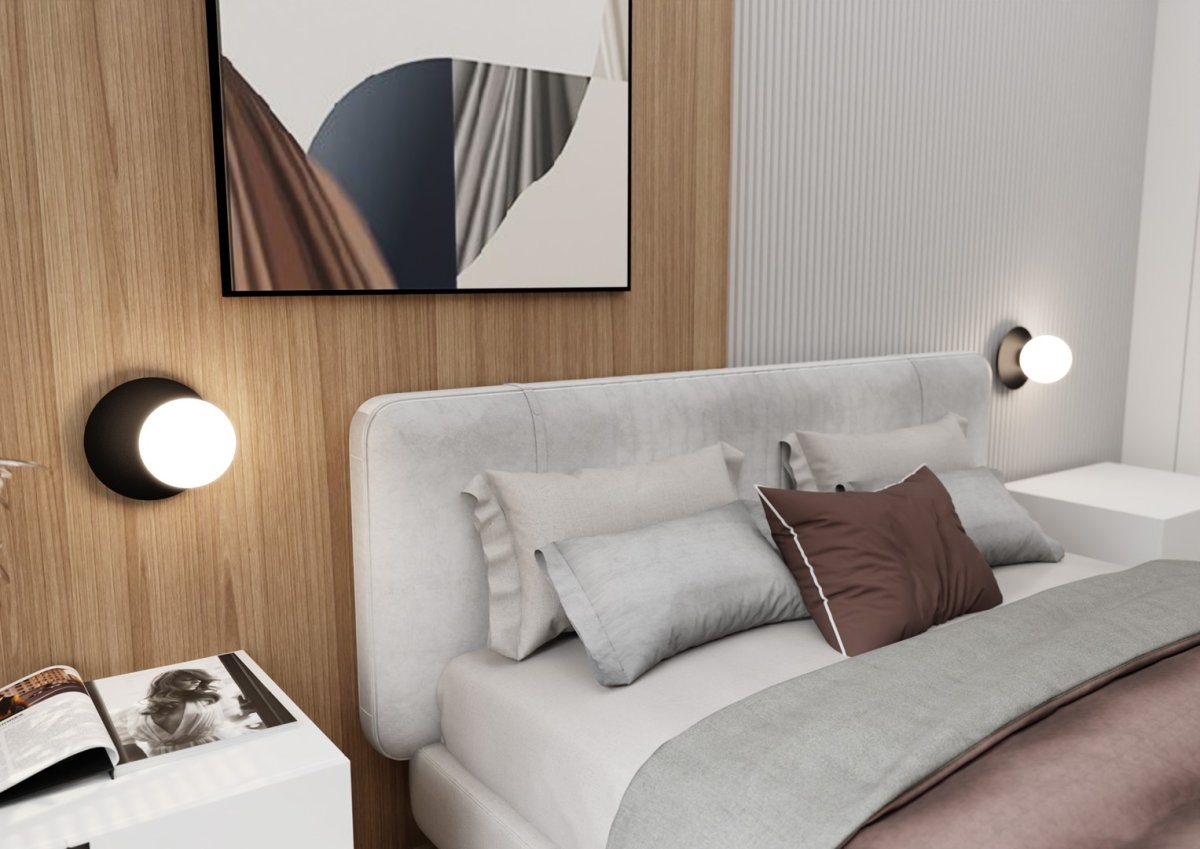 Oslo Ø20 Blanc applique murale De Emibig Lighting - Sa force r&eacute;side dans sa forme extr&ecirc;mement durable, son expression m&eacute;tallique froide, ses surfaces lisses et sa palette de couleurs uniforme &ndash; une combinaison qui pla&icirc;t &agrave; ceux qui appr&eacute;cient l'ordre, la simplicit&eacute; et les formes harmonieuses.