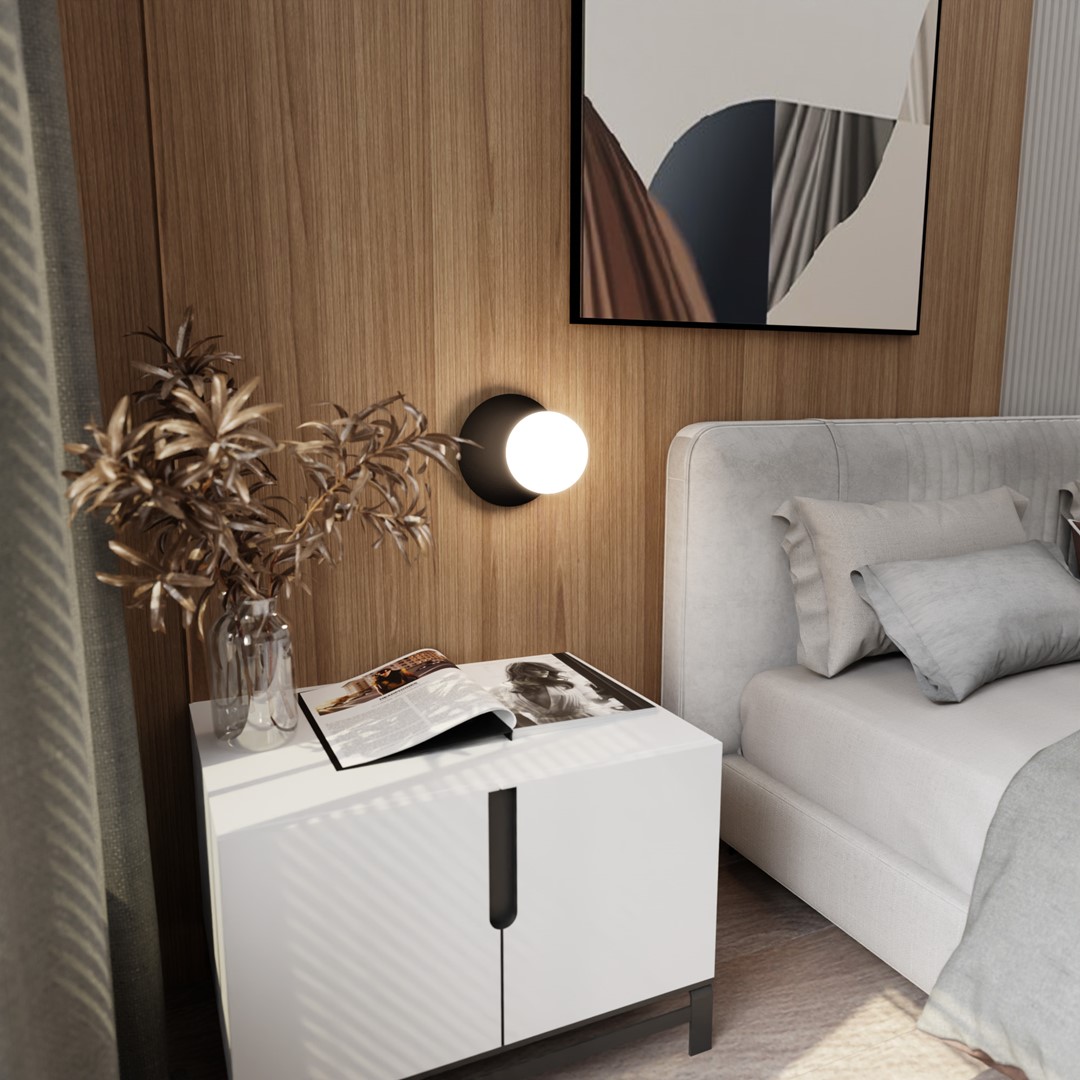 Oslo Ø20 Blanc applique murale De Emibig Lighting - Sa force r&eacute;side dans sa forme extr&ecirc;mement durable, son expression m&eacute;tallique froide, ses surfaces lisses et sa palette de couleurs uniforme &ndash; une combinaison qui pla&icirc;t &agrave; ceux qui appr&eacute;cient l'ordre, la simplicit&eacute; et les formes harmonieuses.