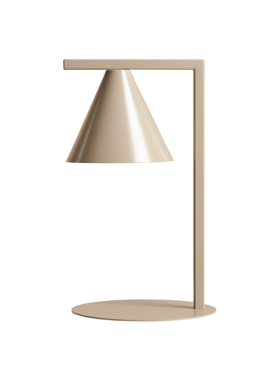 Form 40cm Beige lampe de table De Artera - La lampe fournit une lumière focalisée et est donc idéale pour être placée sur une table à côté du canapé, du lit ou dans un coin où une lumière supplémentaire est nécessaire.