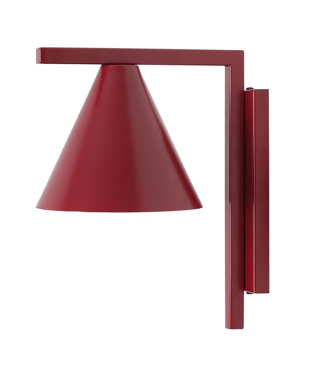 Form 23cm Bourgogne applique murale De Artera - Gr&acirc;ce &agrave; son design intemporel et &agrave; sa couleur subtile, la lampe s'int&egrave;gre parfaitement dans diff&eacute;rents styles d'int&eacute;rieur, tout en ajoutant une touche sophistiqu&eacute;e et moderne &agrave; la pi&egrave;ce.