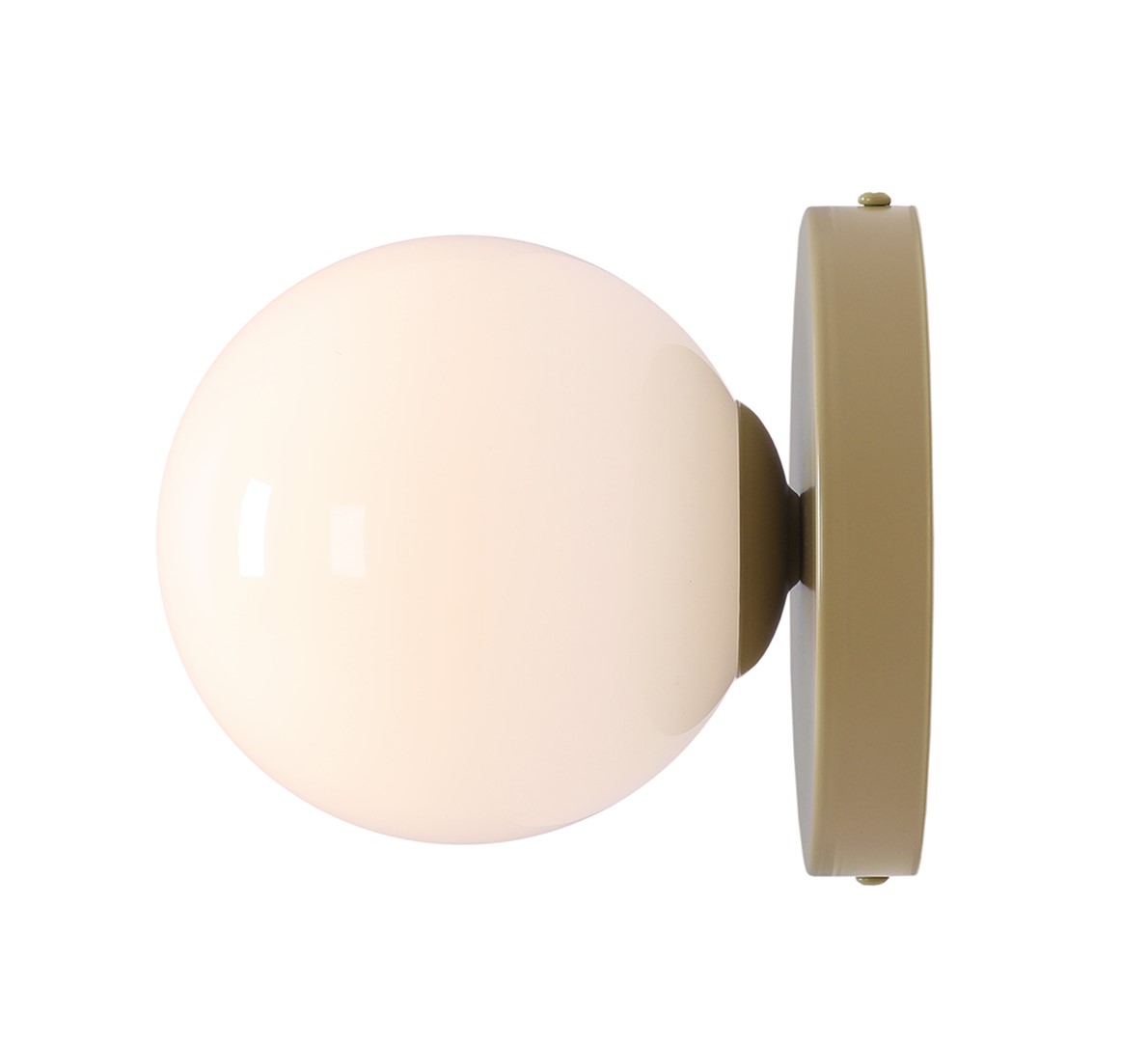 Ball Ø15 Beige applique murale De Artera - Avec sa forme sphérique simple et élégante, il fournit une lumière douce et atmosphérique qui crée une atmosphère chaleureuse et accueillante dans n'importe quelle pièce.