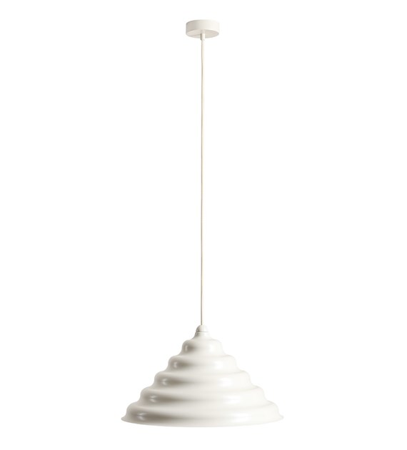 Wave Ø36 Blanc crémeux suspension De Artera - Wave est une suspension moderne au design rétro, ce qui en fait une lumière polyvalente qui s'intègre dans n'importe quelle maison.