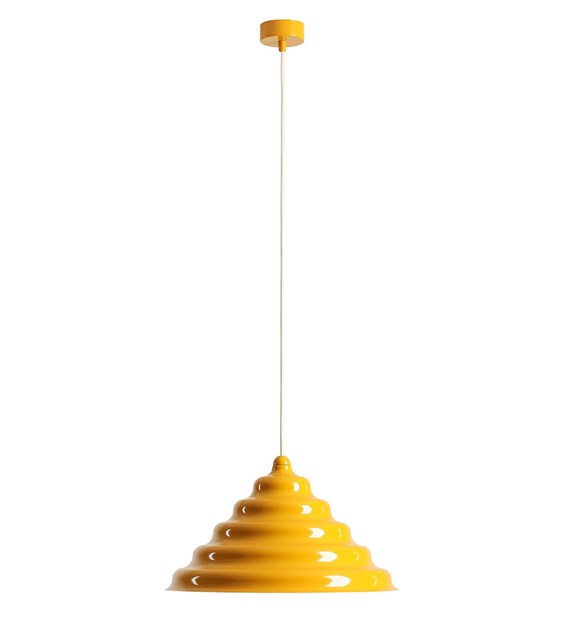 Wave Ø36 Jaune suspension De Artera - Wave est une suspension moderne au design rétro, ce qui en fait une lumière polyvalente qui s'intègre dans n'importe quelle maison.