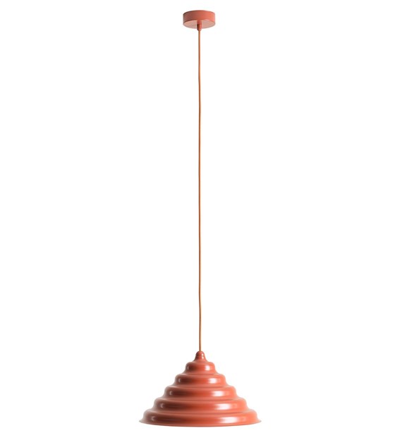 Wave Ø36 Orange suspension De Artera - Wave est une suspension moderne au design rétro, ce qui en fait une lumière polyvalente qui s'intègre dans n'importe quelle maison.