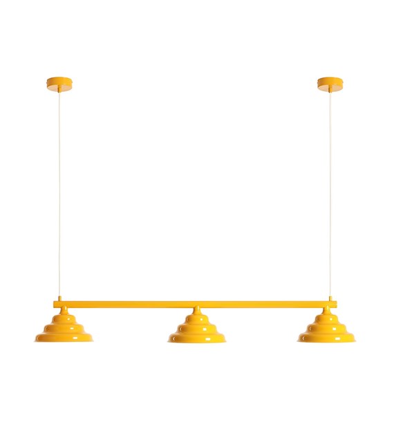 Wave 106cm Jaune suspension De Artera - Wave est une suspension moderne au design rétro, ce qui en fait une lumière polyvalente qui s'intègre dans n'importe quelle maison.