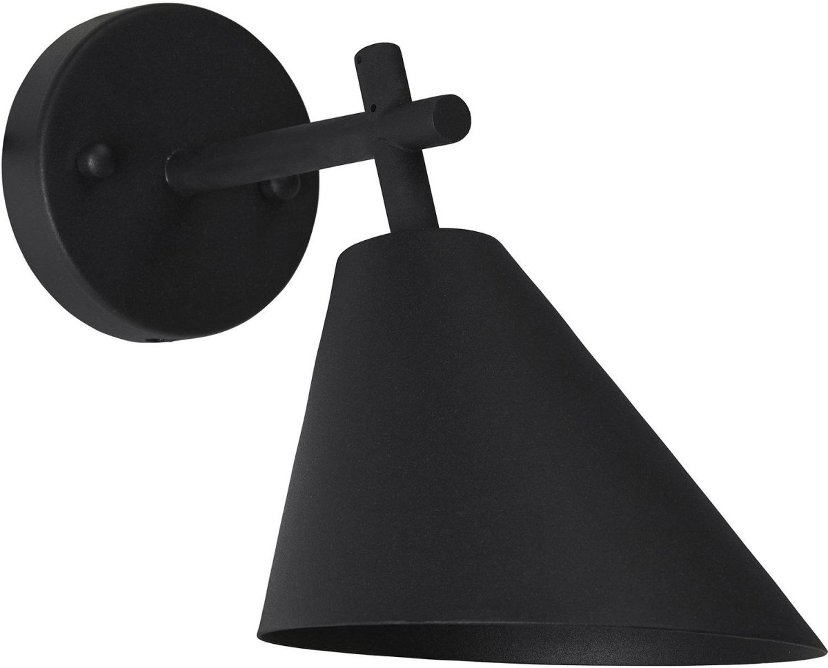Nils Noir lampe d’extérieur De PR Home - Avec douille E27, convient pour une utilisation avec des ampoules &agrave; incandescence conventionnelles et des sources lumineuses LED plus r&eacute;centes, max.