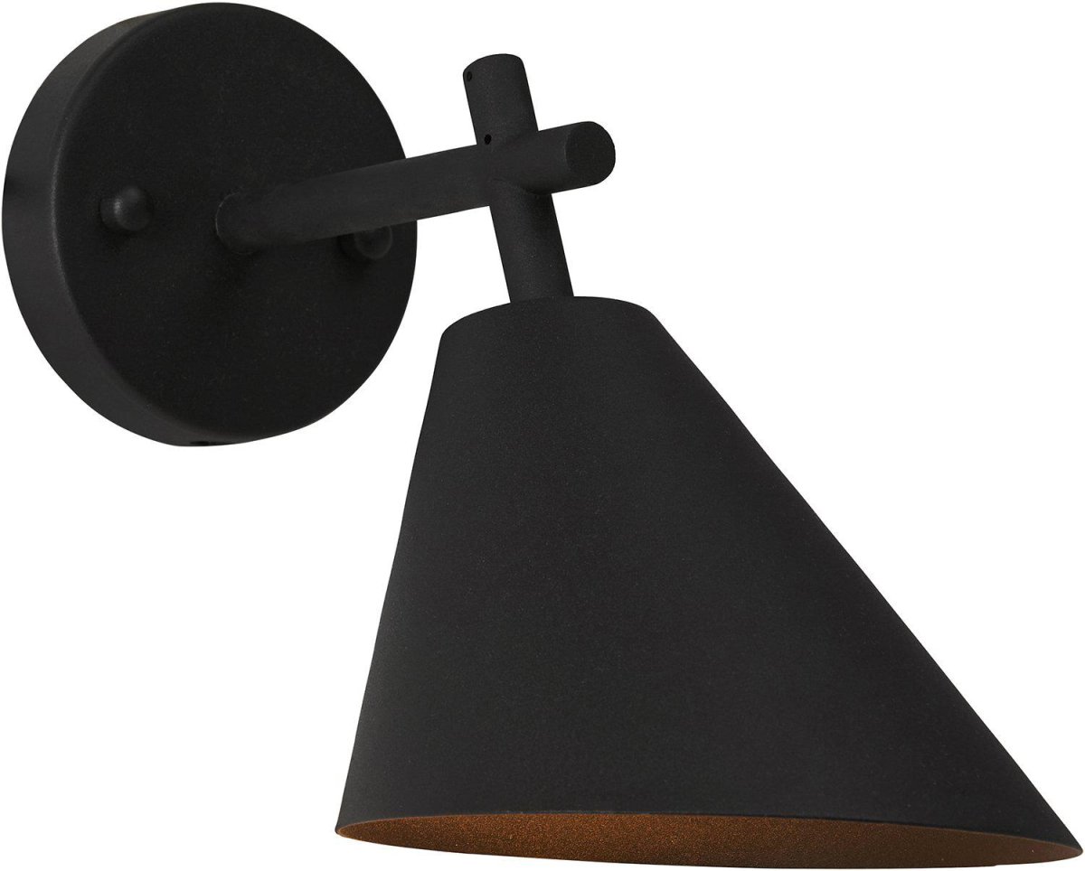 Nils Noir lampe d’extérieur De PR Home - Avec douille E27, convient pour une utilisation avec des ampoules &agrave; incandescence conventionnelles et des sources lumineuses LED plus r&eacute;centes, max.