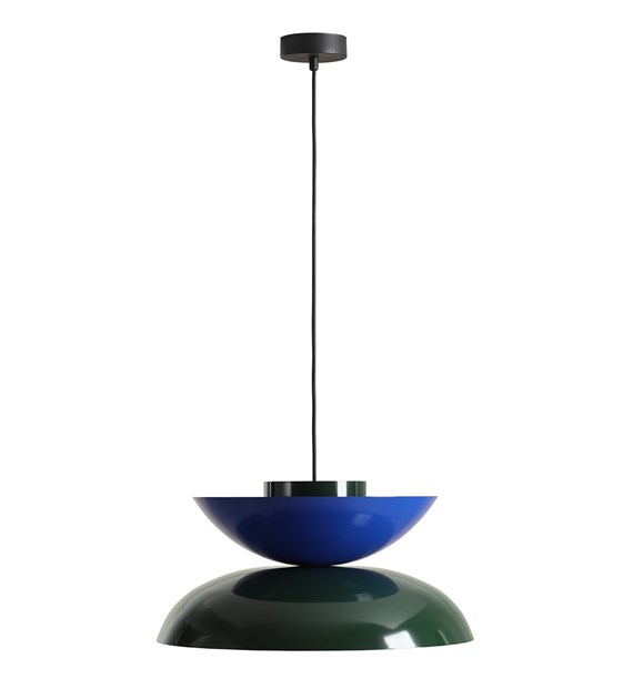  Millo Ø47 Vert/bleu suspension De Artera - Elle diffuse une lumière agréable et s'intègre aussi bien au-dessus d'une table à manger que dans un salon ou une entrée.