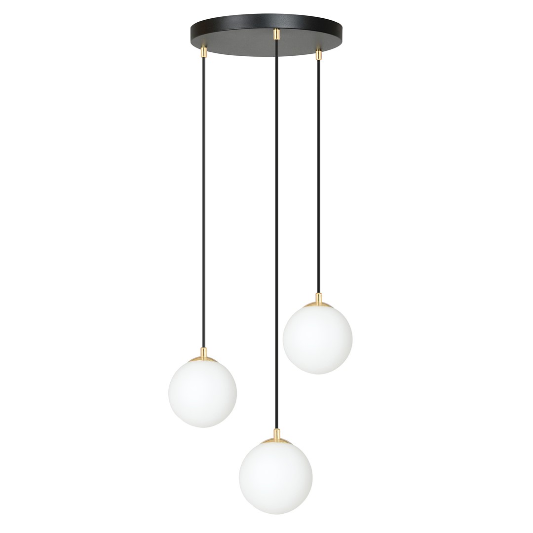 Royal Ø40 Noir suspension De Emibig Lighting - Royal est une s&eacute;rie de plafonniers minimalistes qui s'int&egrave;grent parfaitement dans les maisons modernes.