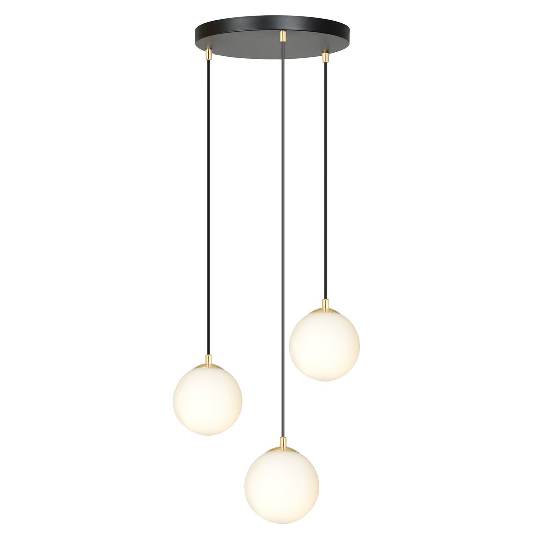 Royal Ø40 Noir suspension De Emibig Lighting - Royal est une s&eacute;rie de plafonniers minimalistes qui s'int&egrave;grent parfaitement dans les maisons modernes.