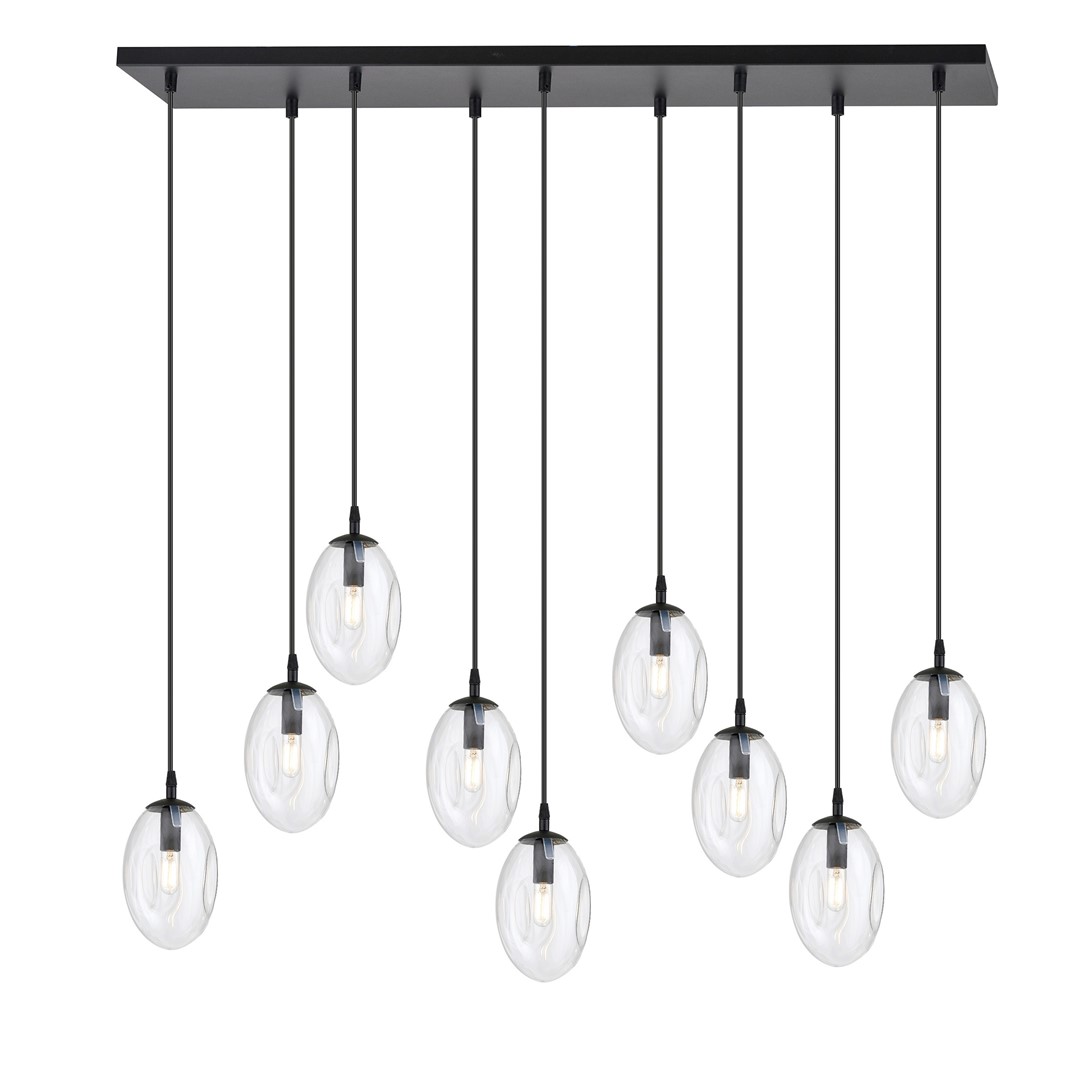 Astral 100cm Transparent suspension De Emibig Lighting - Elle est idéale au-dessus d'une table à manger ou dans un espace ouvert, où elle s'intègre harmonieusement à son environnement et devient un point focal naturel.
