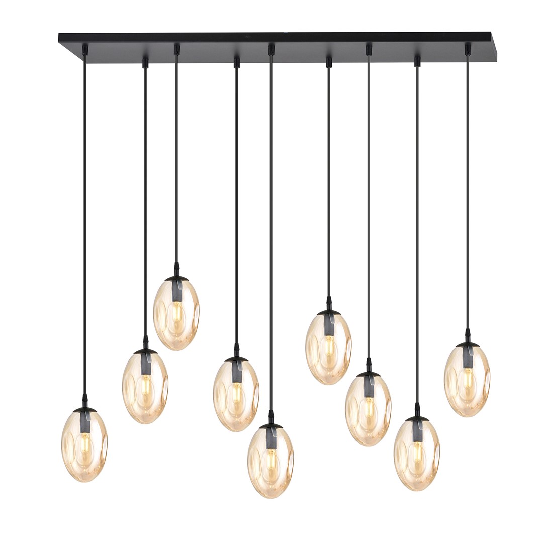 Astral 100cm Ambre suspension De Emibig Lighting - Astral est une suspension impressionnante qui apporte une touche moderne et exclusive à n'importe quelle pièce.