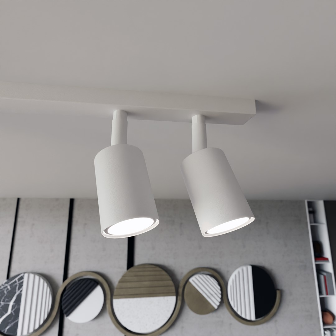 Flash 4 Blanc spot De Emibig Lighting - La série Flash est la solution parfaite pour ceux qui apprécient un design simple sans compromettre la qualité.