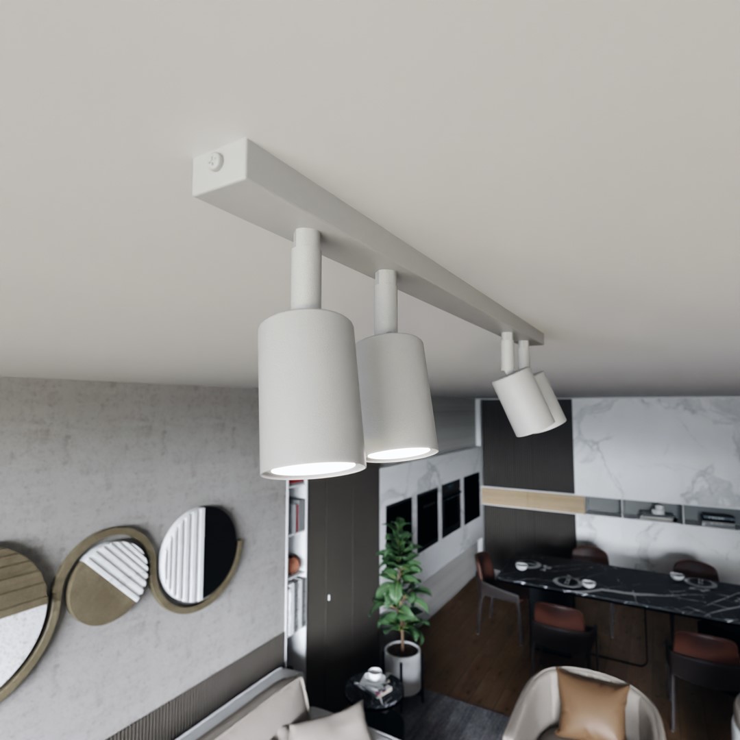Flash 4 Blanc spot De Emibig Lighting - La série Flash est la solution parfaite pour ceux qui apprécient un design simple sans compromettre la qualité.