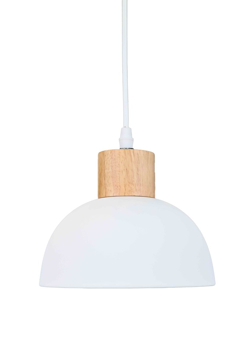 Paraply Ø18 Blanc lampe de fenêtre De Pixie Design - La lampe de fen&ecirc;tre Umbrella est une lampe de fen&ecirc;tre blanche &eacute;l&eacute;gante avec des d&eacute;tails en bois.