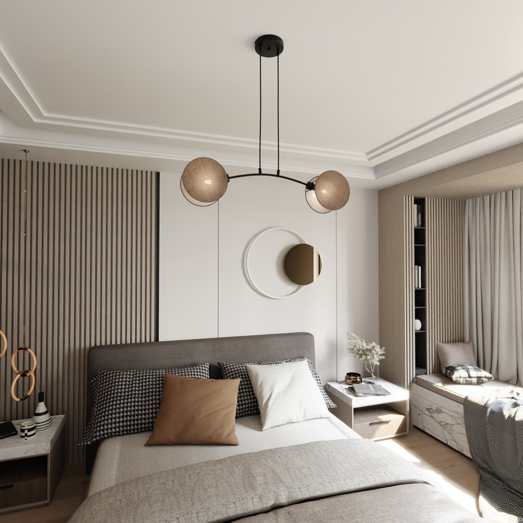 Motif 82cm Nature suspension De Emibig Lighting - En mettant l'accent sur les d&eacute;tails, la s&eacute;rie Motif vous offre la possibilit&eacute; d'ajouter un style personnel et un charme subtil &agrave; votre int&eacute;rieur.
