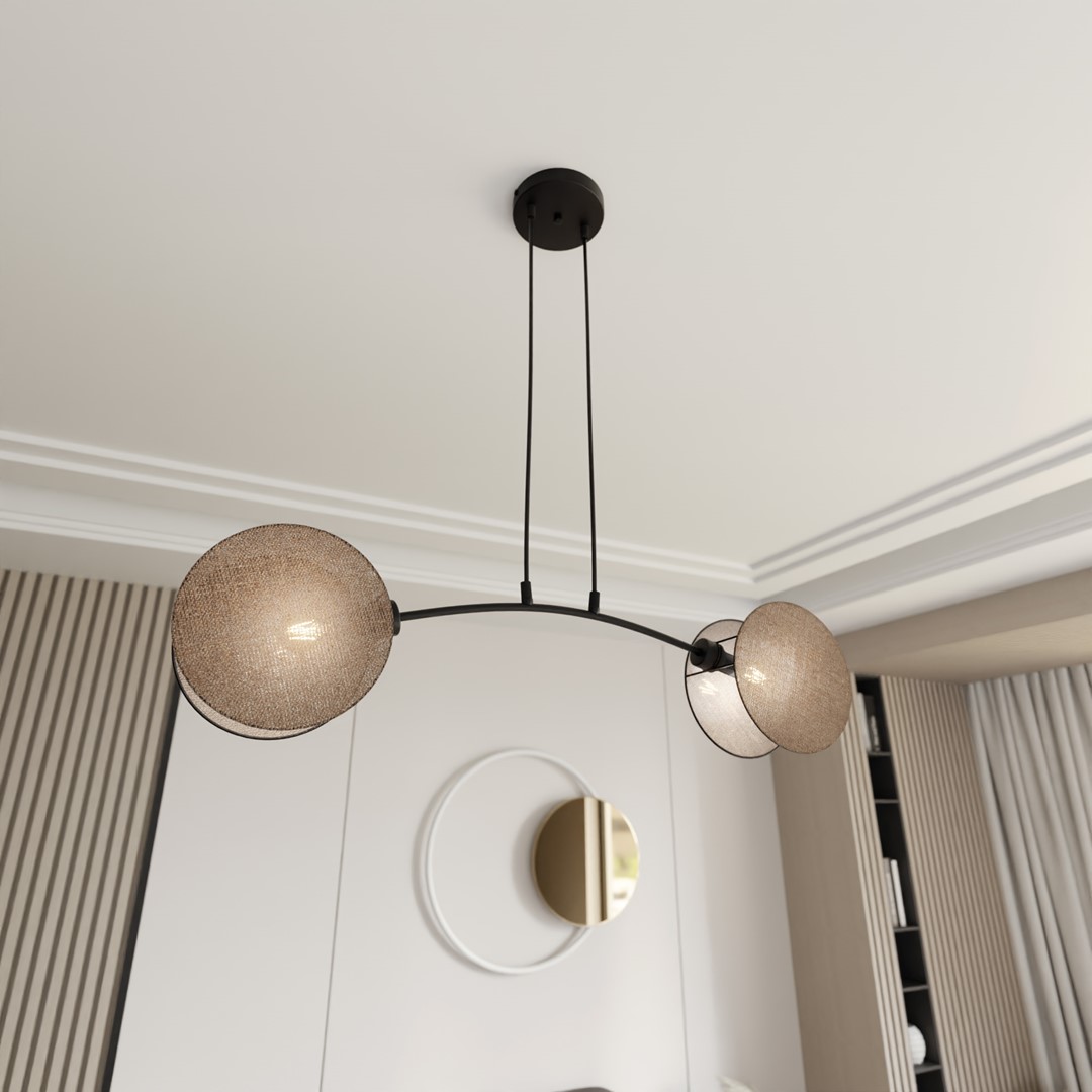 Motif 82cm Nature suspension De Emibig Lighting - En mettant l'accent sur les d&eacute;tails, la s&eacute;rie Motif vous offre la possibilit&eacute; d'ajouter un style personnel et un charme subtil &agrave; votre int&eacute;rieur.