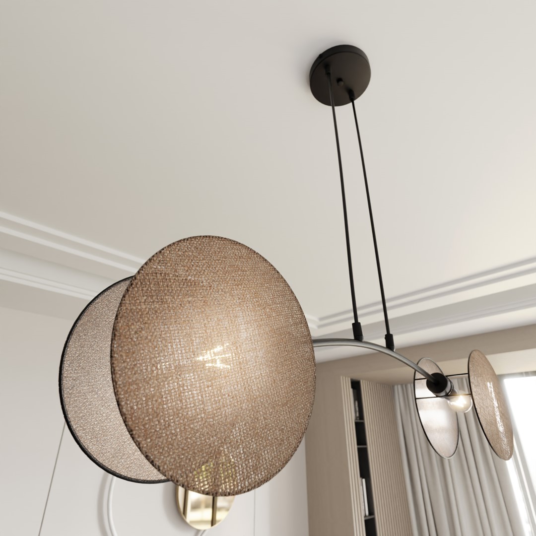 Motif 82cm Nature suspension De Emibig Lighting - En mettant l'accent sur les d&eacute;tails, la s&eacute;rie Motif vous offre la possibilit&eacute; d'ajouter un style personnel et un charme subtil &agrave; votre int&eacute;rieur.