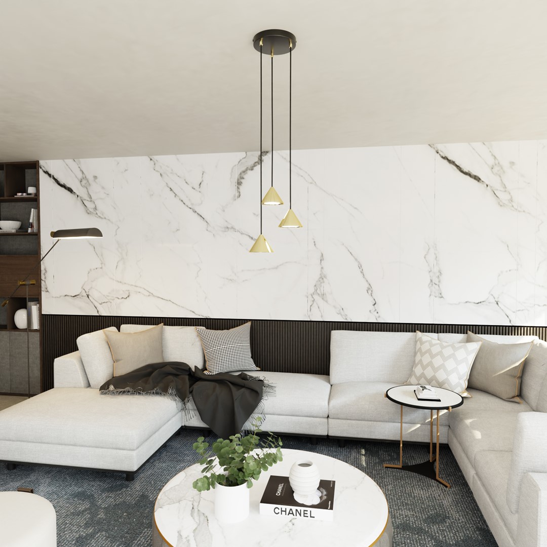 Elit Premium Ø20 Or suspension De Emibig Lighting - Elit est une lampe unique au design moderne et minimaliste.