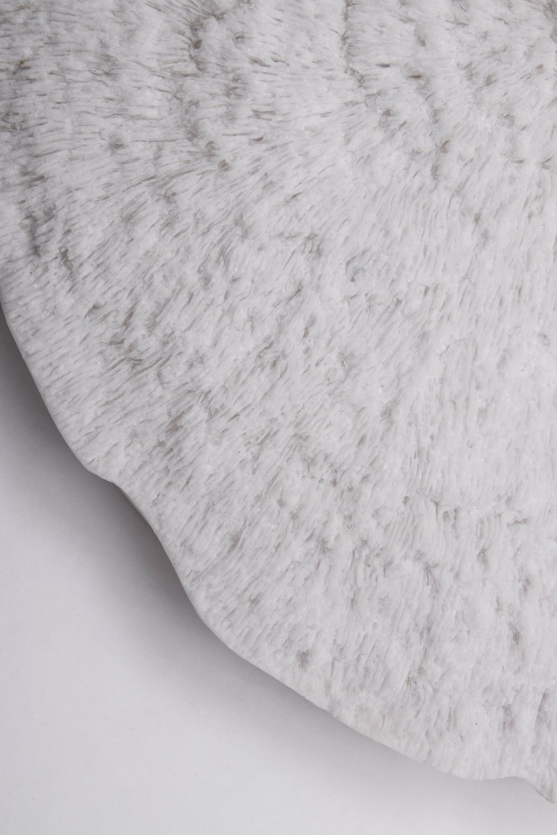 Nemo Blanc applique murale De Globen Lighting - La lampe est fabriquée en polyrésine blanche et en grès et dispose d'un câble noir de 200 cm de long avec un interrupteur.