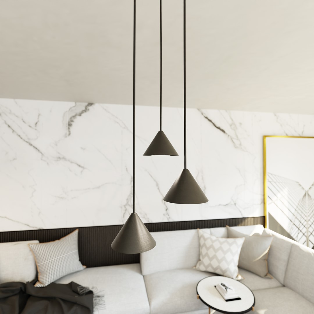 Elit Premium Ø20 Noir suspension De Emibig Lighting - Elit est une lampe unique au design moderne et minimaliste.