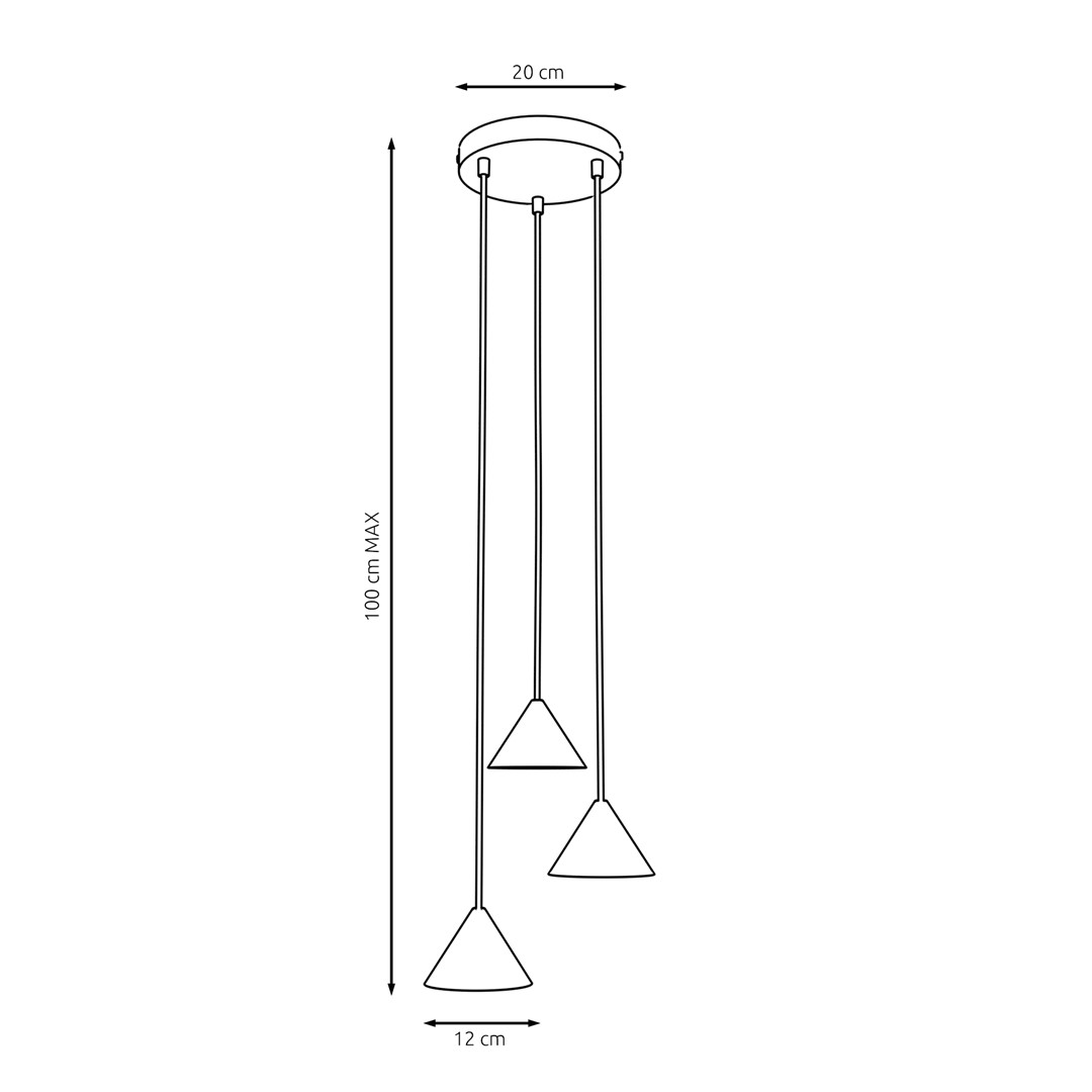 Elit Premium Ø20 Noir suspension De Emibig Lighting - Elit est une lampe unique au design moderne et minimaliste.