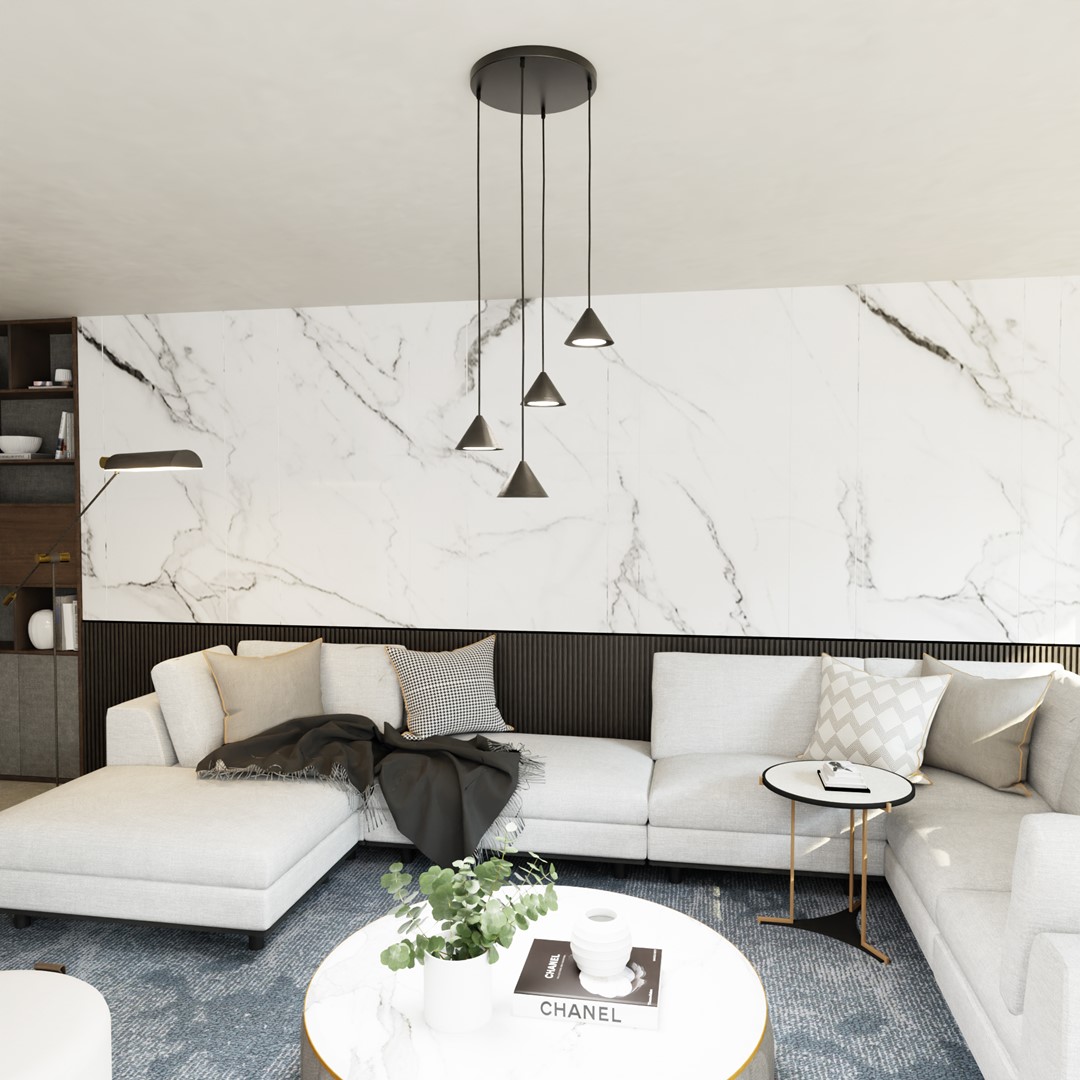 Elit Premium Ø30 Noir suspension De Emibig Lighting - Elit est une lampe unique au design moderne et minimaliste.