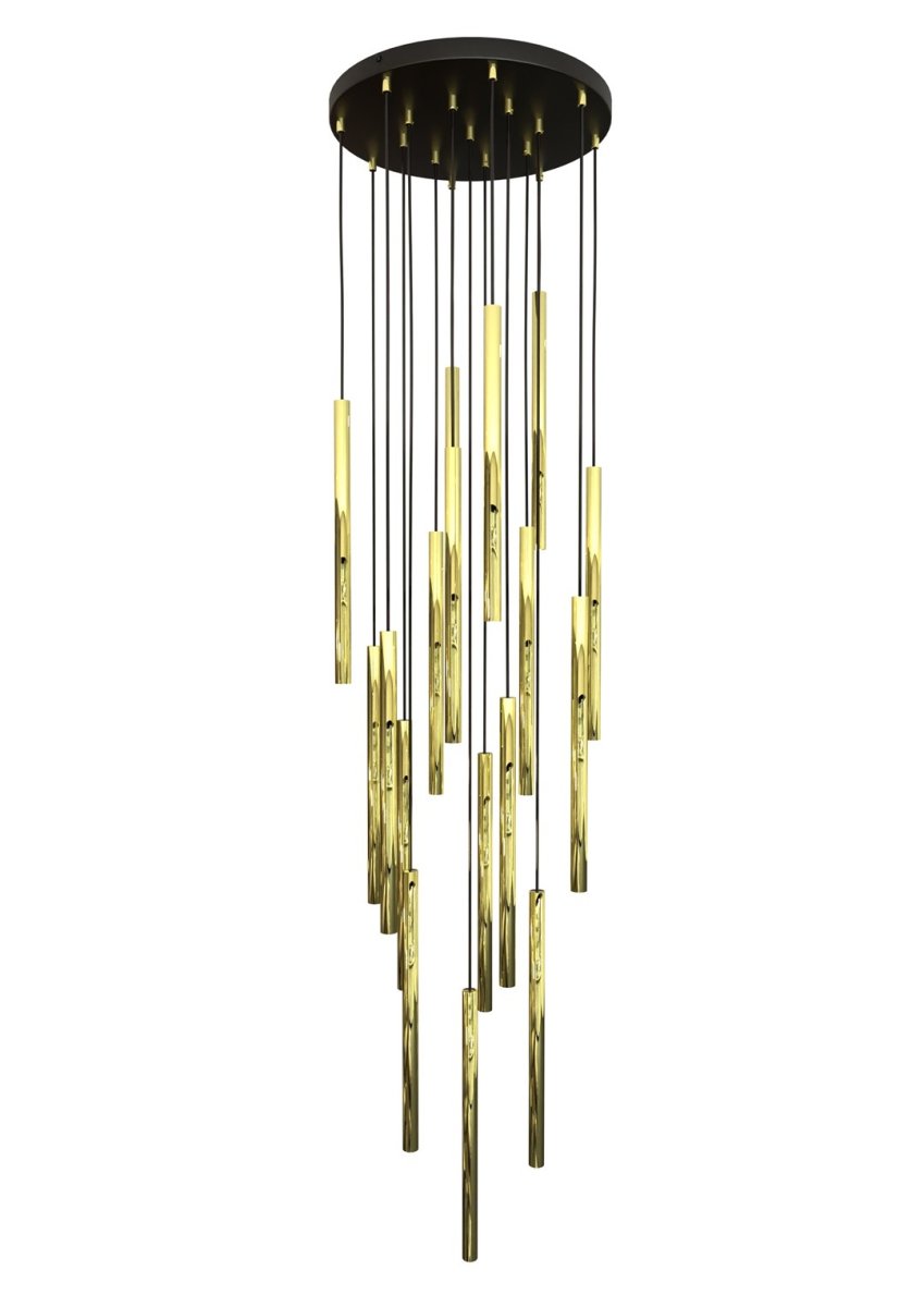 Selter Ø45 Or suspension De Emibig Lighting - La s&eacute;rie Selter est un excellent choix pour ceux qui souhaitent ajouter un charme sophistiqu&eacute; et un glamour subtil &agrave; leur maison.