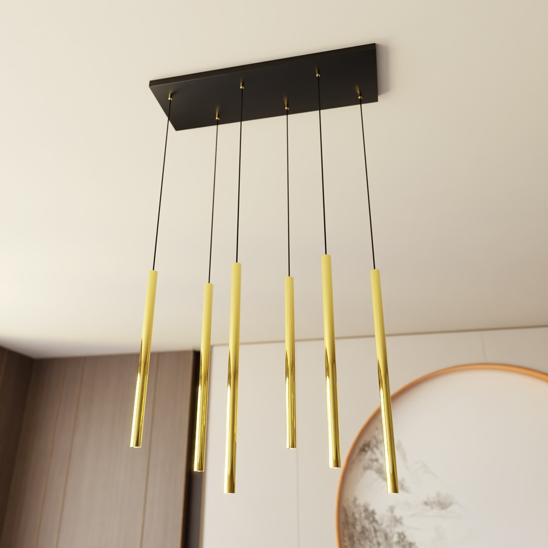 Selter 70cm Or suspension De Emibig Lighting - La s&eacute;rie Selter est un excellent choix pour ceux qui souhaitent ajouter un charme sophistiqu&eacute; et un glamour subtil &agrave; leur maison.