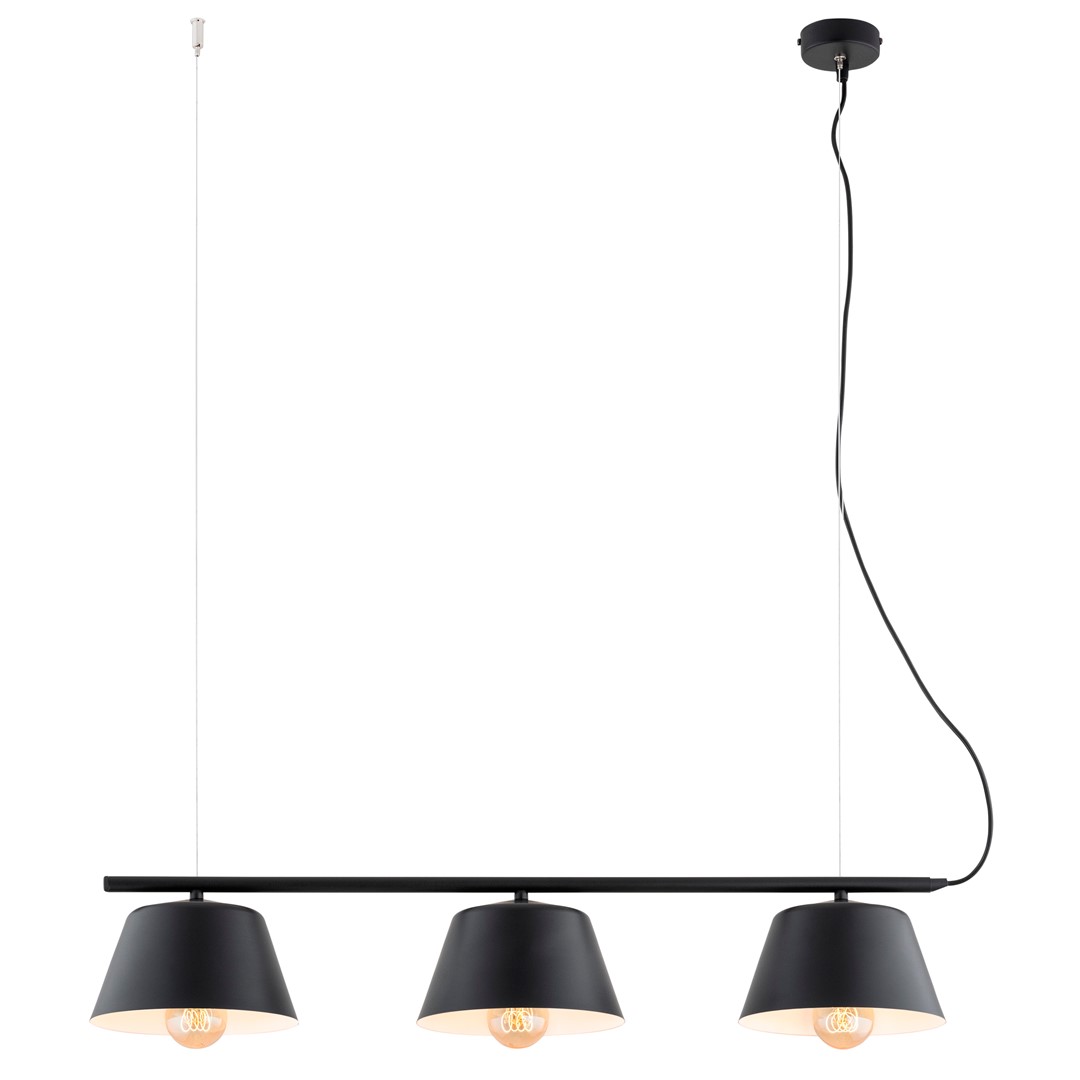 Gelato 82cm Noir suspension De Emibig Lighting - La s&eacute;rie de lampes Gelato est une beaut&eacute; minimaliste.