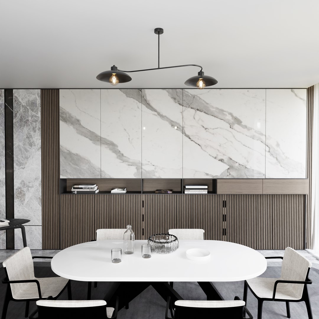 Foster 100cm Noir plafonnier De Emibig Lighting - La s&eacute;rie compl&egrave;te les int&eacute;rieurs de style industriel de mani&egrave;re &eacute;l&eacute;gante et de bon go&ucirc;t.