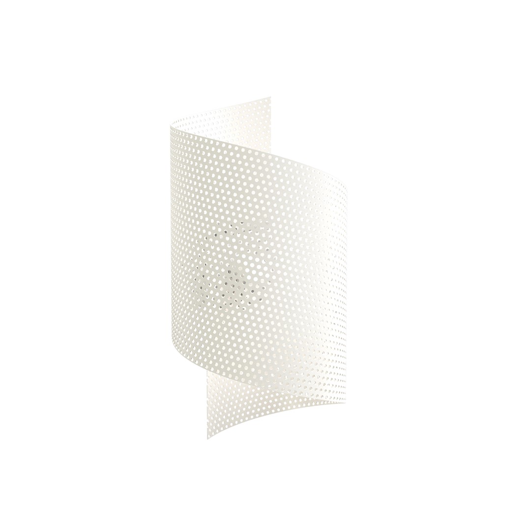 Spiral 30cm Blanc applique murale De Emibig Lighting - Id&eacute;al pour &eacute;clairer les escaliers, les couloirs et les halls d'entr&eacute;e, mais aussi comme &eacute;clairage d'appoint d'ambiance dans le salon ou la chambre.