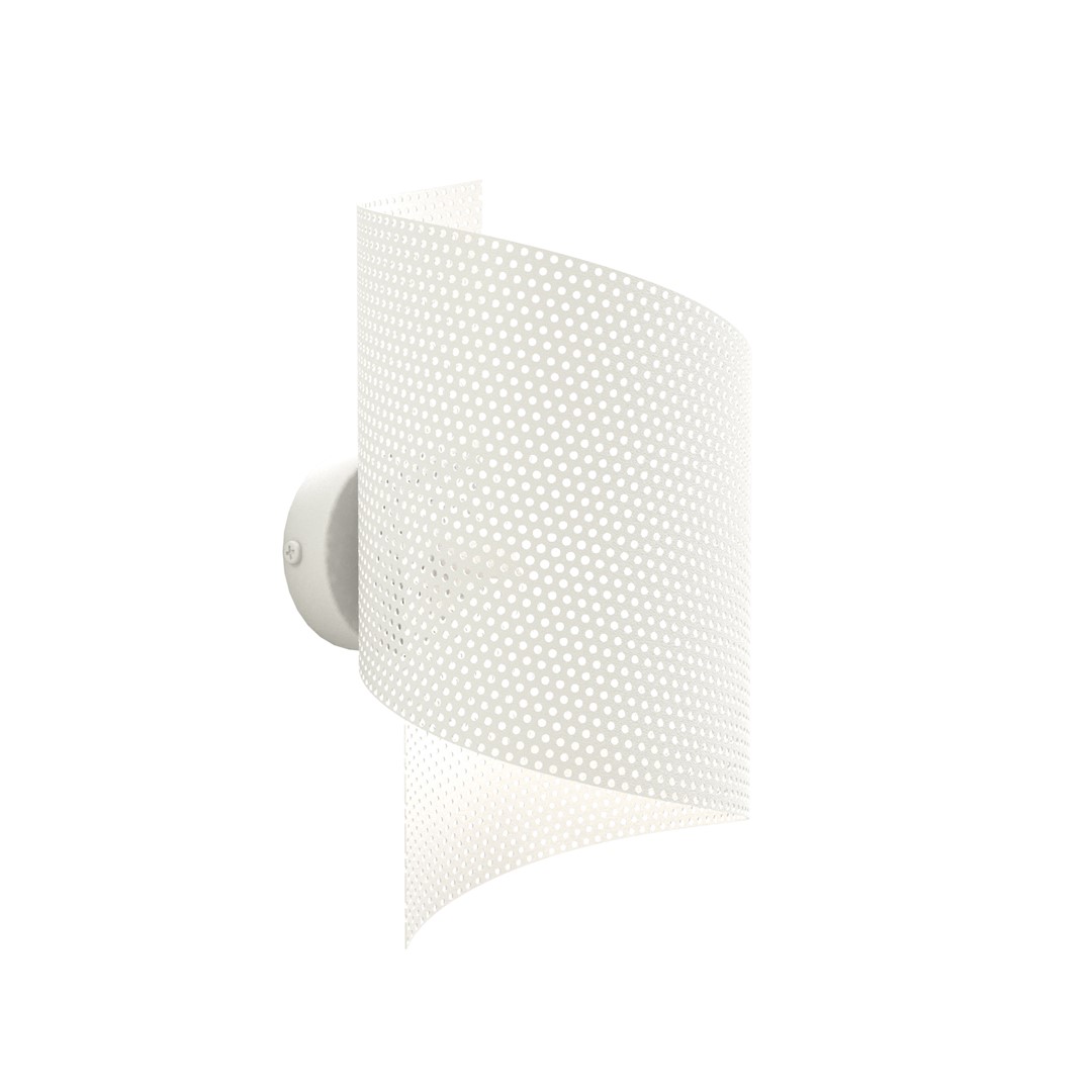 Spiral 30cm Blanc applique murale De Emibig Lighting - Id&eacute;al pour &eacute;clairer les escaliers, les couloirs et les halls d'entr&eacute;e, mais aussi comme &eacute;clairage d'appoint d'ambiance dans le salon ou la chambre.
