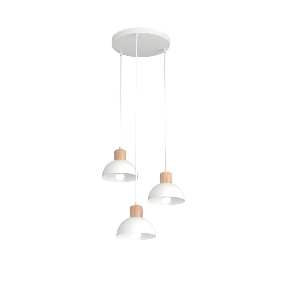 Seco Ø30 Blanc suspension De Emibig Lighting - Parfait pour les salons, les salles &agrave; manger ou les cuisines &ndash; Seco cr&eacute;e une harmonie et une atmosph&egrave;re nordique chaleureuse dans la pi&egrave;ce.
