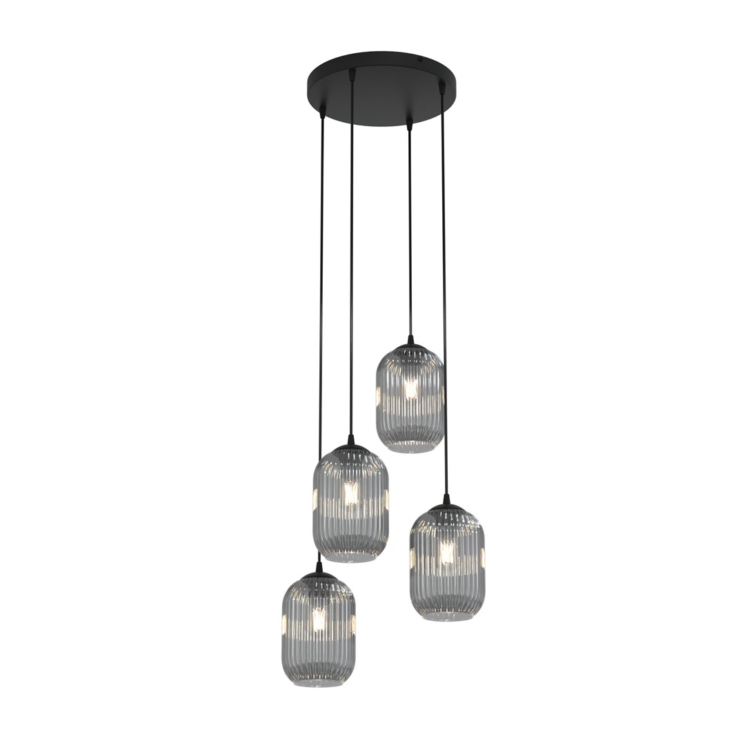 Verdi Ø30 Couleur fumée suspension De Emibig Lighting - Verdi s'int&egrave;gre parfaitement dans les int&eacute;rieurs modernes et &eacute;l&eacute;gants et diffuse une lumi&egrave;re douce et agr&eacute;able - id&eacute;ale pour les salons, les salles &agrave; manger ou les espaces publics.