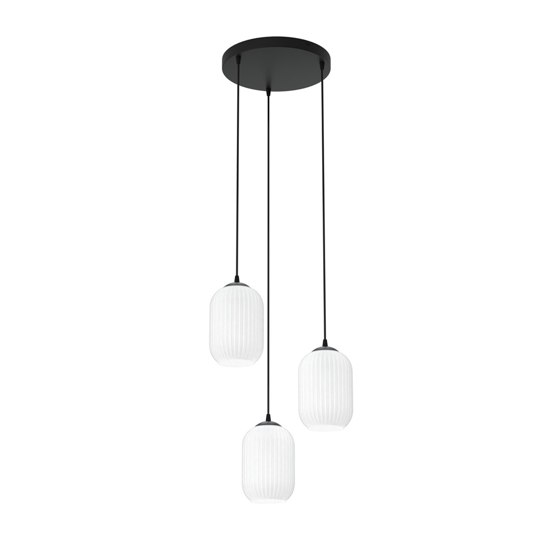 Verdi Ø30 Blanc suspension De Emibig Lighting - Verdi s'intègre parfaitement dans les intérieurs modernes et élégants et diffuse une lumière douce et agréable - idéale pour les salons, les salles à manger ou les espaces publics.