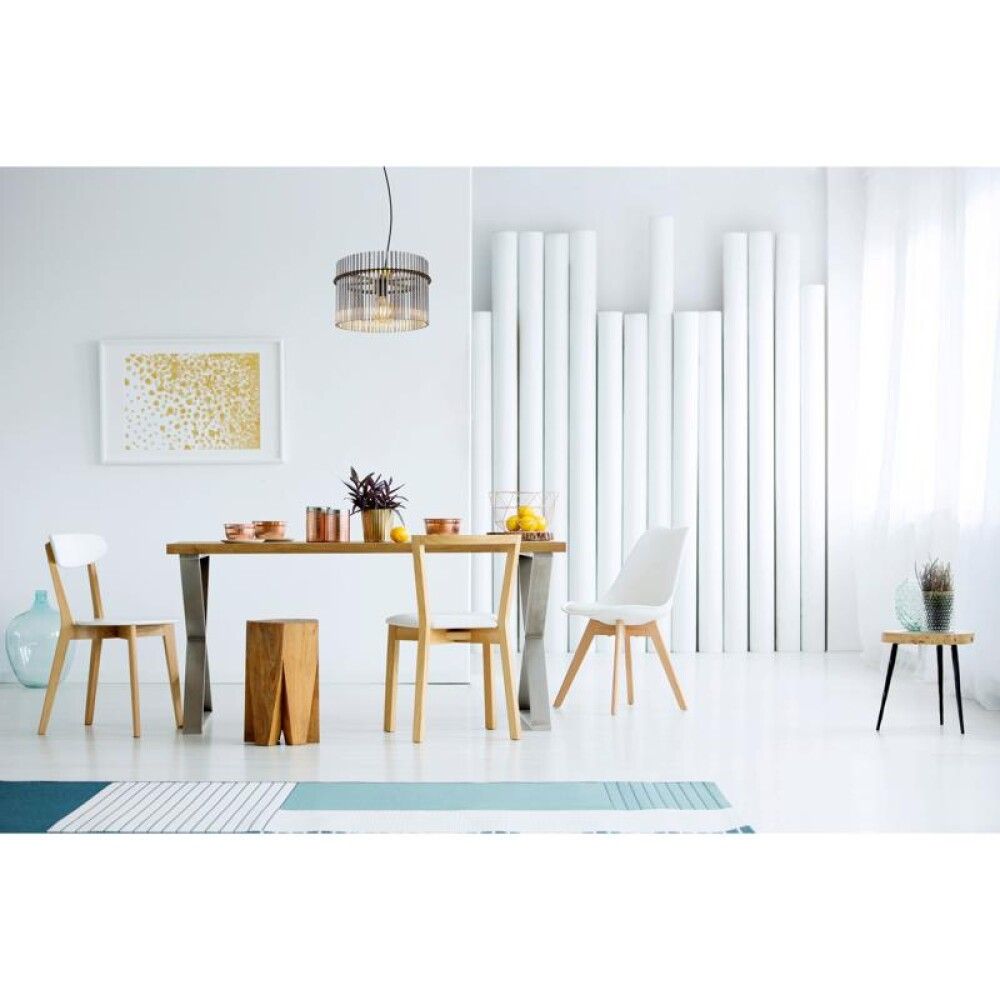 Gorley Ø40 Couleur fumée suspension De Globo Lighting - Plongez votre pi&egrave;ce dans une atmosph&egrave;re mystique et laissez la lumi&egrave;re danser &agrave; travers les tiges de verre fum&eacute;.