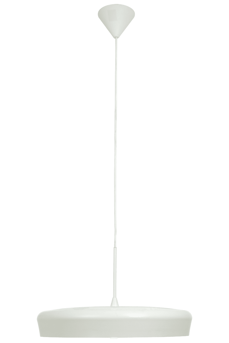 ETA Ø45 Blanc suspension De Aneta Lighting - Plafonnier Eta en métal peint en blanc.