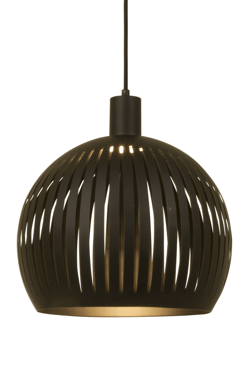 Grafika Ø30 Noir suspension De Aneta Lighting - Pour lampe à réflecteur GU10, qui est placée tout en haut et fournit un effet d'éclairage passionnant.