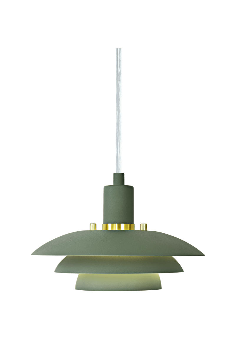 Epsilon Ø20 Vert lampe de fenêtre De Aneta Lighting - EPSILON est un mod&egrave;le classique, d&eacute;sormais disponible en remorque avant en m&eacute;tal de couleur verte.